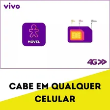 Vivo Chip 4g Pré Ativa Qualquer Ddd Do Brasil 011 Ao 99 Tamanho do cartão SIM 3 em 1 Foto mini 2