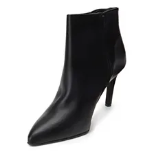 Vizzano Bota Cano Curto Salto Fino Feminino Foto mini 3