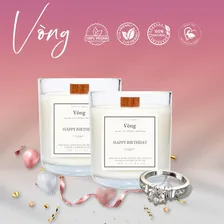 Vòng Vela Aromática Aniversario - Bolo Morango Joia Surpresa tamanho 16 Foto mini 2