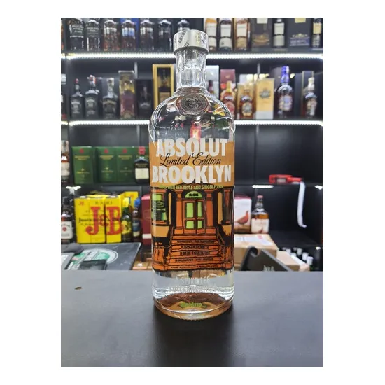 Vodka Absolut Brooklyn Lacrada 1 Litro Original Raridade Foto 1