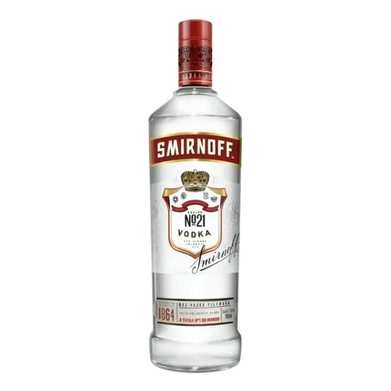 Vodka Destilada Smirnoff Garrafa 998ml - Original Foto 1