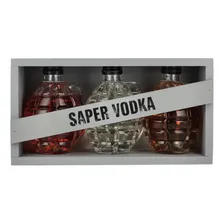 Vodka Saper Kit Com 3 Un De 200ml Foto mini  2