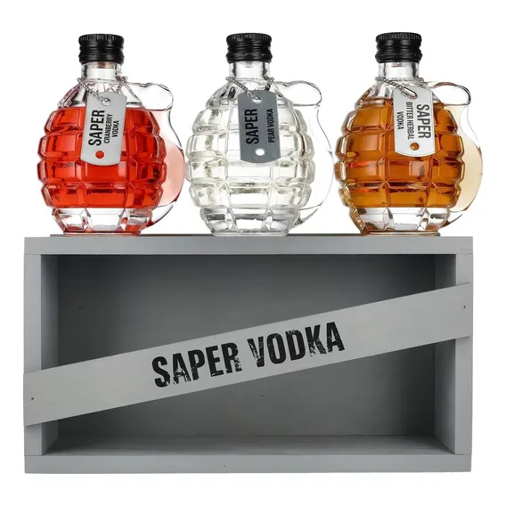 Vodka Saper Kit Com 3 Un De 200ml Foto 1
