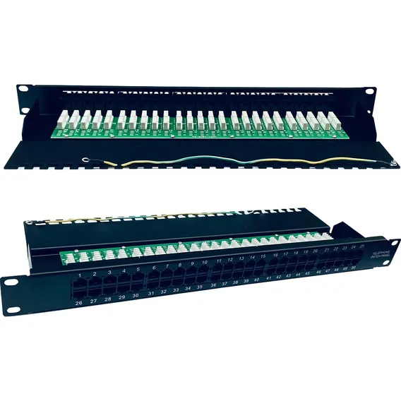 Voice Panel Cat3 50 Portas Telefonia - C/ 01 Pç Foto 1