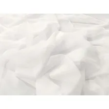 Voil Liso 3 Largura 10 Metros Tecido Voal Cores Cor Branco Foto  mini 1