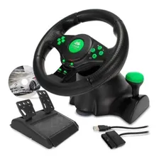 Volante C/ Vibração Xbox 360 Ps3 Ps2 Pc Knup Kp-5815a Foto mini 1