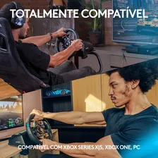 Volante e pedaleira Logitech G923 com joystick para Xbox e PC Foto mini 4