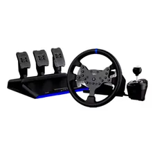 Volante Gamer V99 Controle Driving Direção Force Feedback Foto  mini 1