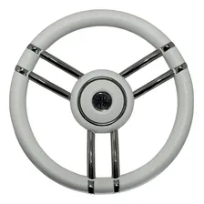 Volante Savoretti Branco 350mm Barco Lancha Foto  mini 1