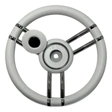 Volante Savoretti Branco 350mm Barco Lancha Foto mini 4