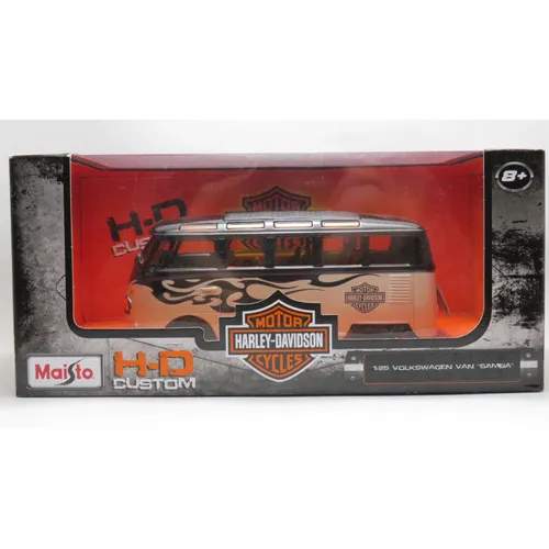 Volkswagen Van Samba Kombi Harley-davidson 1/24 Maisto Foto 1