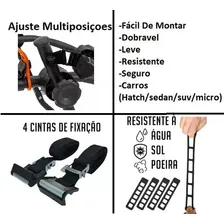 Voltar Transbike Apoio Suporte Bikes Sedan Hatch Suv 2 Segur Foto mini 2