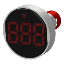 VoltÃmetro 60-500vca Vermelho Digital Série 4 Foto mini 3