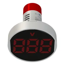VoltÃmetro 60-500vca Vermelho Digital Série 4 Foto mini 4