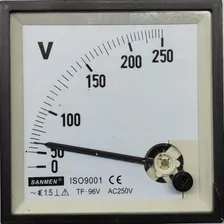 Voltimetro Analogico 96x96mm 250v Foto  mini 1