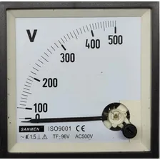 Voltimetro Analogico 96x96mm 500v Foto mini 1