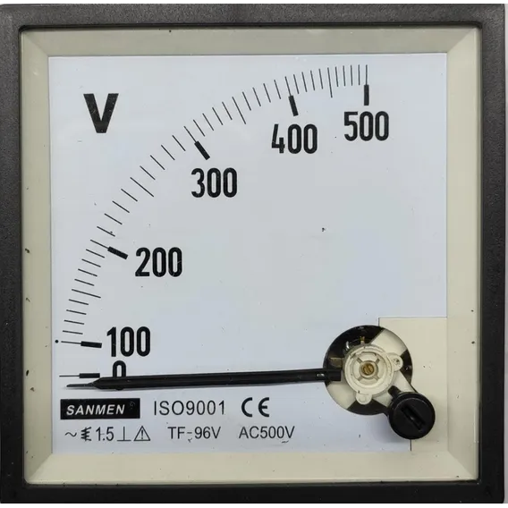 Voltimetro Analogico 96x96mm 500v Foto 1