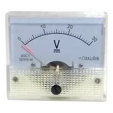 Voltímetro Analógico Dc 30v Classe 2.5 Foto  mini 1