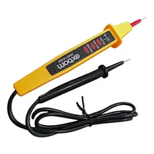 Voltimetro Chave Teste 110/500v Caneta Medidor D/tensão 3em1 Foto  mini 1