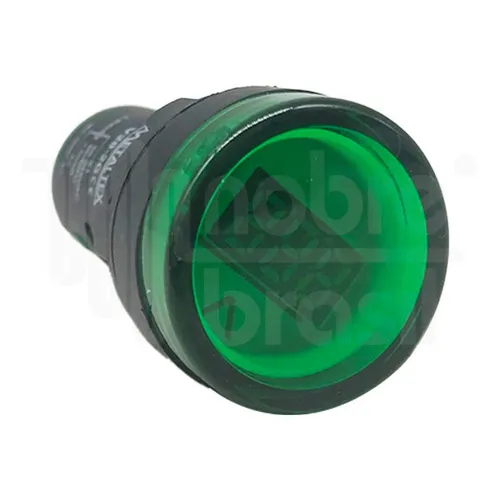 Voltimetro Digital 22mm - Verde - 50 A 265vca Foto 1