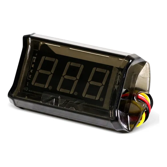 VoltÃmetro Digital Ajk Led Vermelho 30v Nano Black Foto 1
