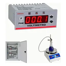 VoltÃmetro Digital E Indicador Com Alarme 85~250vca Foto mini 2