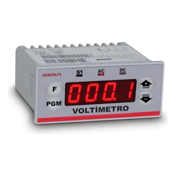 VoltÃmetro Digital E Indicador Com Alarme 85~250vca Foto 1