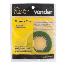 Vonder Fita Dupla Face Acrílica 09mmx2m Foto  mini 1