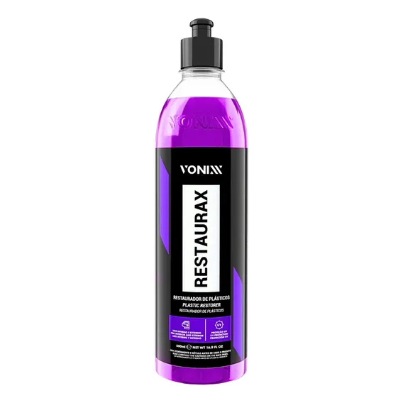 Vonixx Automotivo Restaurador De Plásticos Restaurax 500ml Foto 1