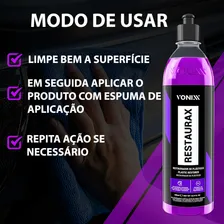 Vonixx Automotivo Restaurador De Plásticos Restaurax 500ml Foto mini  3