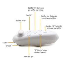 Vr Box Óculos 3d Realidade Virtual + Controle Bluetooth Foto mini 3