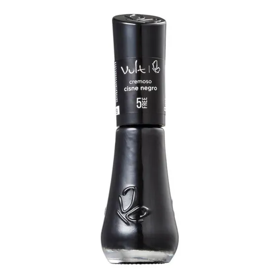 Vult 5free 01 Cisne Negro Esmalte Cremoso 8ml Blz Foto 1