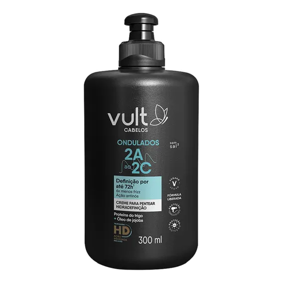 Vult Cabelos Ondulados Hidradefinição - Creme Para Pentear 3 Foto 1
