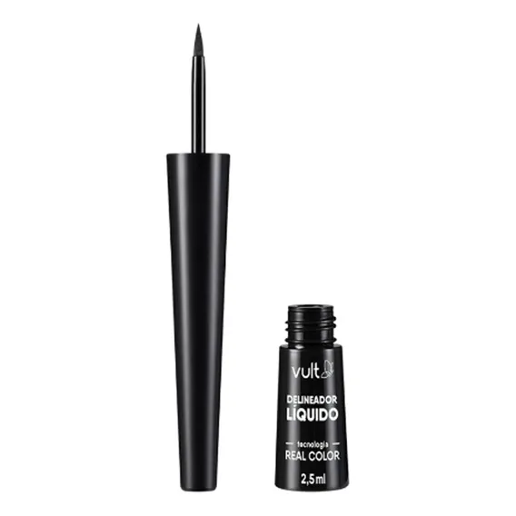 Vult Delineador Líquido Linha Real Color 2,5ml - Preto Foto 1