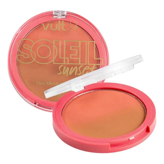 Vult Soleil Sunset Duo Blush E Bronzer 6g Tom da maquiagem Duo Blush Bronzer Foto 1