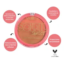 Vult Soleil Sunset Duo Blush E Bronzer 6g Tom da maquiagem Duo Blush Bronzer Foto mini 2