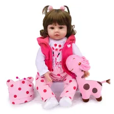 Vxn Bebê Reborn Boneca Menina Reborn Realista Boneca 48cm Foto mini  2