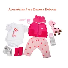 VXN Boneca Bebe Reborn Menina Realista Bebe Reborn 48cm Foto mini 4