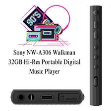 Walkman Sony Mp3 Mp4 Player Nw-a306 32gb High Resolution Cor Preto Foto mini 4