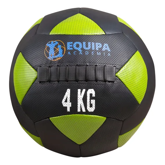 Wall Ball 4 Kg Crossfit Medicine Funcional Slam Ball Couro Foto 1