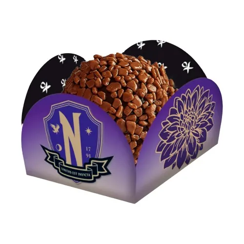 Wandinha Porta Forminha - Forminha Para Brigadeiro - 40 Un Cor Violeta Foto 1
