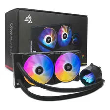 Water Cooler Duplo 240mm Led Rgb Cpu Intel Lga1700 Amd Am5 Foto mini 3