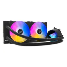 Water Cooler Duplo 240mm Led Rgb Cpu Intel Lga1700 Amd Am5 Foto mini 1