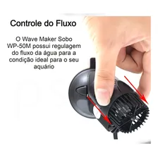 Wave Maker Sobo Wp50m 1.000 A 3.000 Litros /hora Com Ventosa 110v Foto mini 4