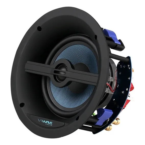 Wave Sound Wsr150 Tela Slim 150watts Caixa De Som De Embutir Cor Tela Branca Quadrada Foto 1