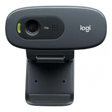 Webcam Logitech C270, Resolução Hd 720p/30fps, Microfone Cor Cinza-escuro Foto mini 2