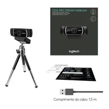 Webcam Logitech C920 Full Hd 1080p Com Microfone Foto mini 4