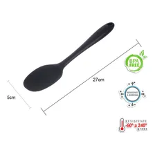Weck Colher Silicone 28cm Preto Foto mini 2