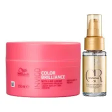 Wella Brilliance Máscara 150ml + Oil Reflections Foto  mini 1
