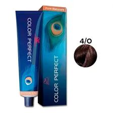 Wella Color Perfect 4/0 Castanho Médio 60g Foto mini 1